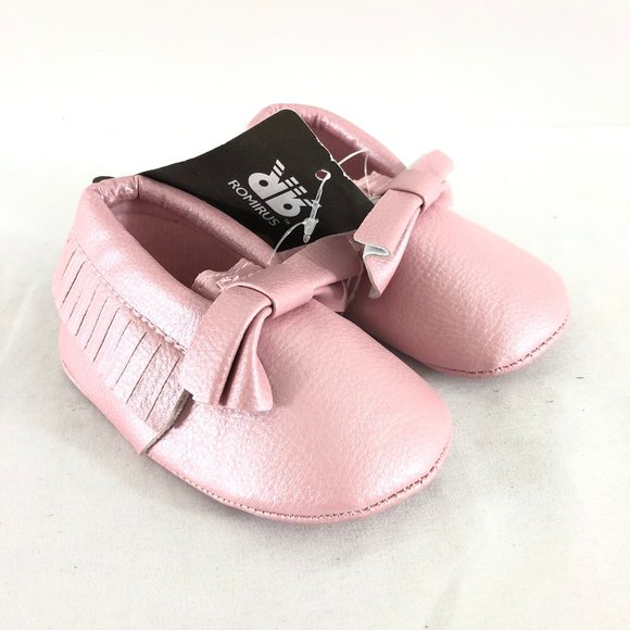 baby leather moccasin shoes
